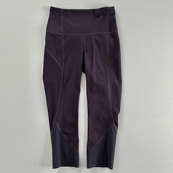 Lululemon Black Grape Purple Anew Crop Luxtreme Legging Size 4 EUC - Picture 8 of 16